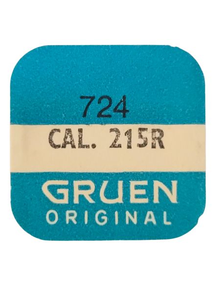Gruen 215R - 724 Axe de balancier "Incabloc" - "Incabloc" balance staff, pivoted