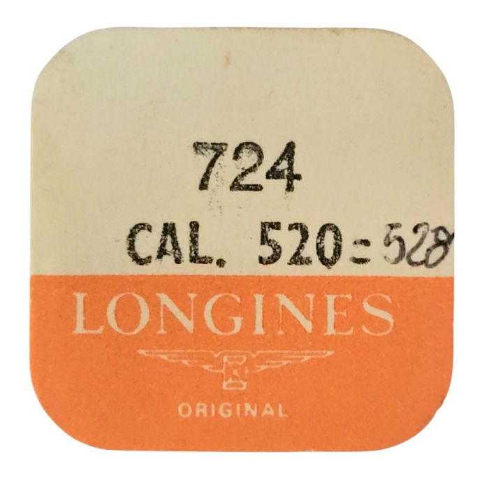 Longines 520 - 724 Axe de balancier Incabloc - Incabloc balance staff, pivoted