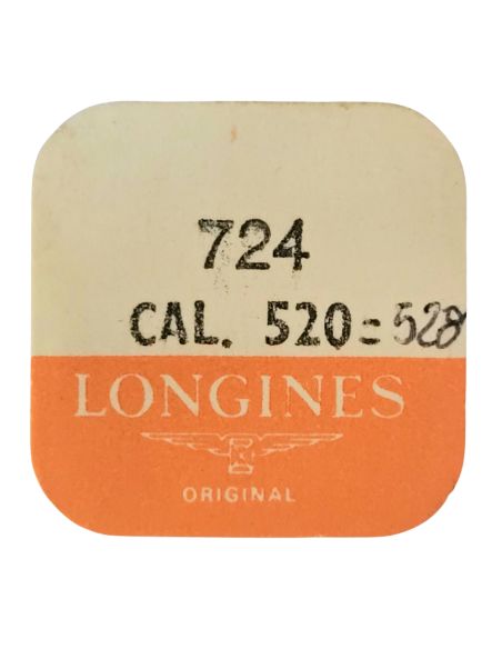 Longines 520 - 724 Axe de balancier Incabloc - Incabloc balance staff, pivoted