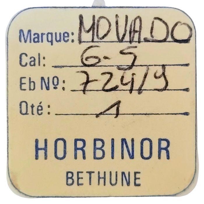 Movado 6-5 - 724 Axe de balancier "Incabloc" - "Incabloc" balance staff, pivoted