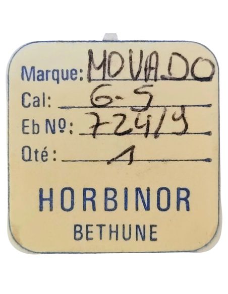 Movado 6-5 - 724 Axe de balancier "Incabloc" - "Incabloc" balance staff, pivoted