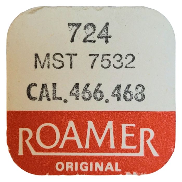 Roamer 466.468 - 724 Axe de balancier "Incabloc" - "Incabloc" balance staff, pivoted