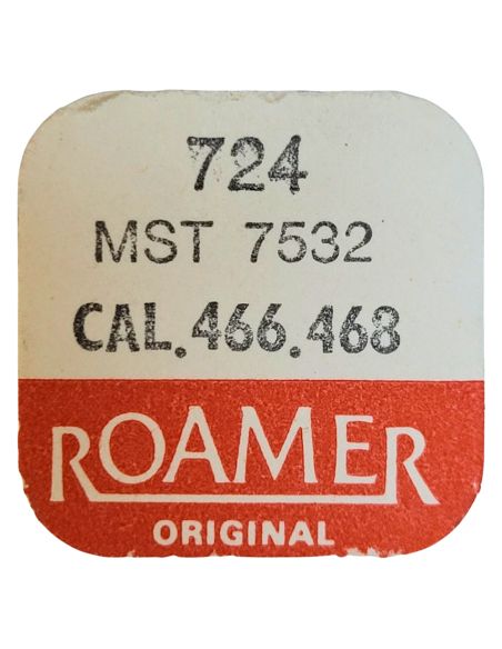 Roamer 466.468 - 724 Axe de balancier "Incabloc" - "Incabloc" balance staff, pivoted