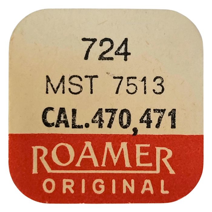 Roamer 470.471 - 724 Axe de balancier "Incabloc" - "Incabloc" balance staff, pivoted