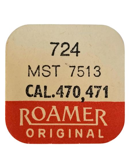 Roamer 470.471 - 724 Axe de balancier "Incabloc" - "Incabloc" balance staff, pivoted