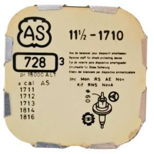 AS 1710 - 728 Axe de balancier pour dispositif amortisseur - Balance staff for shock-protecting device