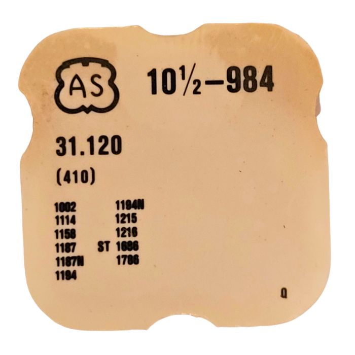 AS 984 - 410 Pignon de remontoir (à l'unité) - Winding pinion (per unit)