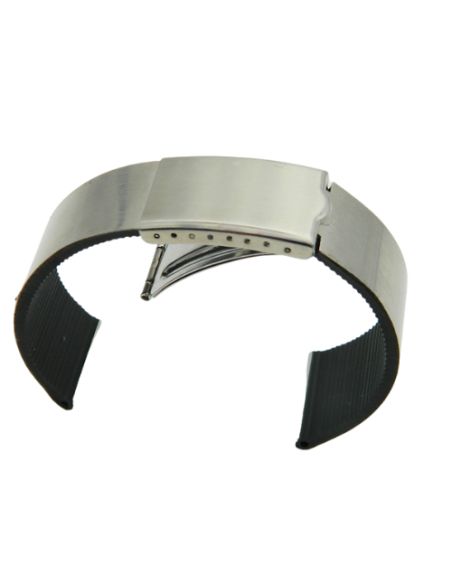 Bracelet Rubber/Aluminium 22mm - Strap