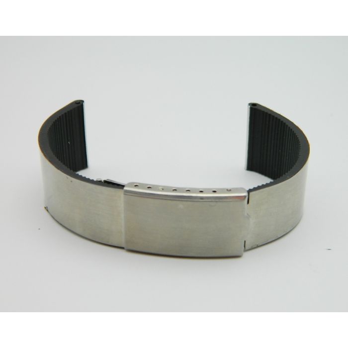 Bracelet Rubber/Aluminium 22mm - Strap