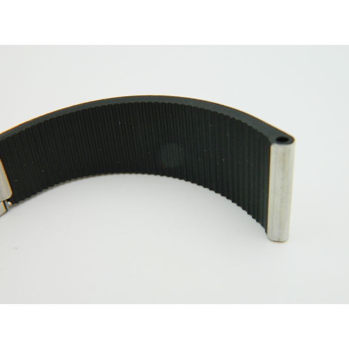 Bracelet Rubber/Aluminium 22mm - Strap