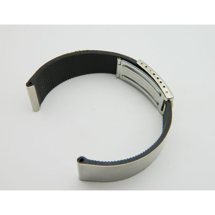 Bracelet Rubber/Aluminium 22mm - Strap