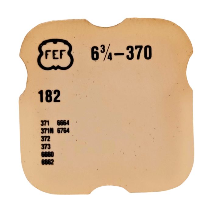 FEF 370 - 182 barillet avec couvercle (sans arbre) (à l'unité) - Barrel and cover (without arbor) (per unit)