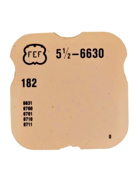 FEF 6630 - 182 barillet avec couvercle (sans arbre) (à l'unité) - Barrel and cover (without arbor) (per unit)