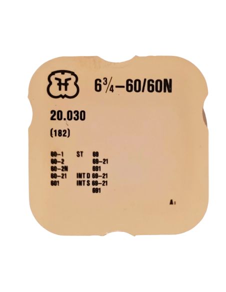 FHF 60/60N - 182 barillet avec couvercle (sans arbre) (à l'unité) - Barrel and cover (without arbor) (per unit)