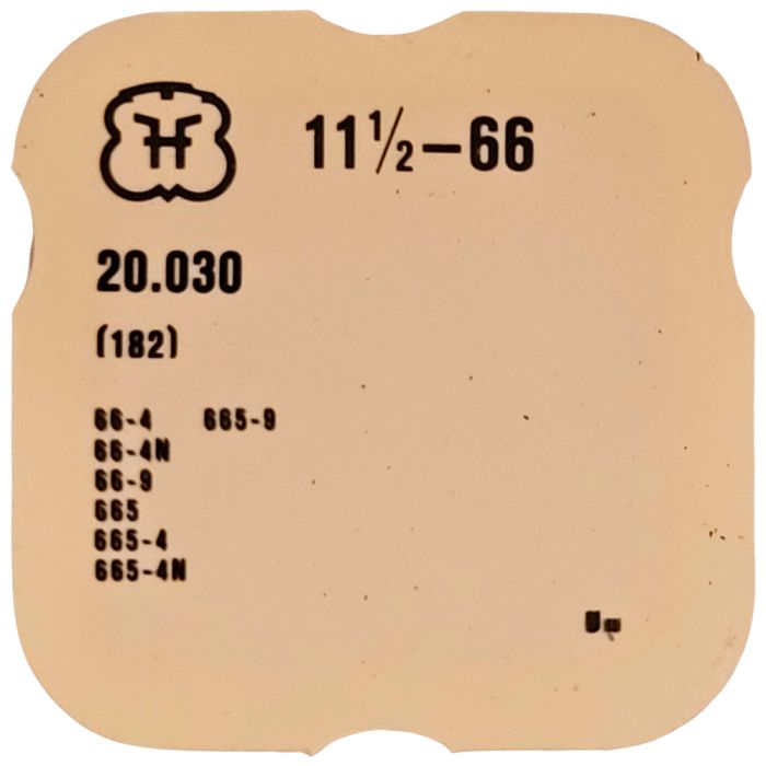 FHF 66 - 182 barillet avec couvercle (sans arbre) (à l'unité) - Barrel and cover (without arbor) (per unit)