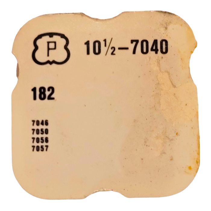 Peseux 7040 - 182 barillet avec couvercle (sans arbre) (à l'unité) - Barrel and cover (without arbor) (per unit)