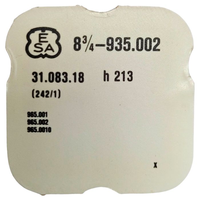 ESA 935.002 - 242 Chaussée avec roue entraîneuse (à l'unité) - Cannon pinion with driving wheel (per unit)