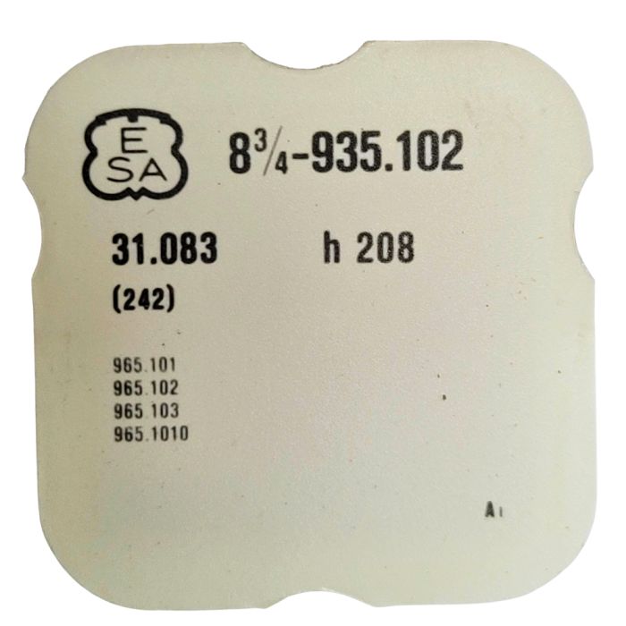 ESA 935.102 - 242 Chaussée avec roue entraîneuse (à l'unité) - Cannon pinion with driving wheel (per unit)