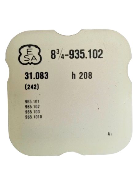 ESA 935.102 - 242 Chaussée avec roue entraîneuse (à l'unité) - Cannon pinion with driving wheel (per unit)