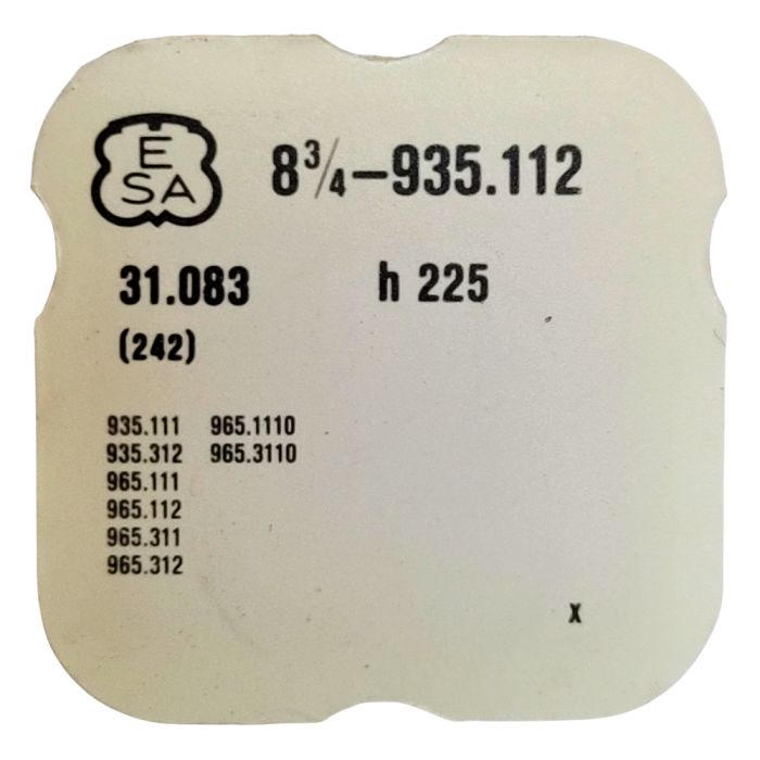 ESA 935.112 - 242 Chaussée avec roue entraîneuse (à l'unité) - Cannon pinion with driving wheel (per unit)