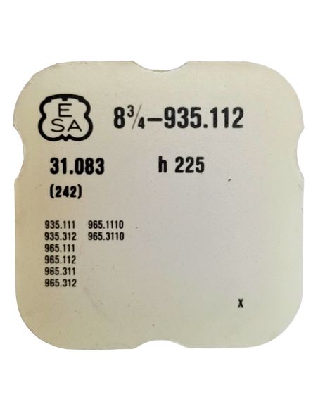 ESA 935.112 - 242 Chaussée avec roue entraîneuse (à l'unité) - Cannon pinion with driving wheel (per unit)