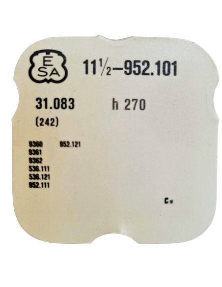 ESA 952.101 - 242 Chaussée avec roue entraîneuse (à l'unité) - Cannon pinion with driving wheel (per unit)