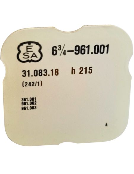 ESA 961.001 - 242 Chaussée avec roue entraîneuse (à l'unité) - Cannon pinion with driving wheel (per unit)