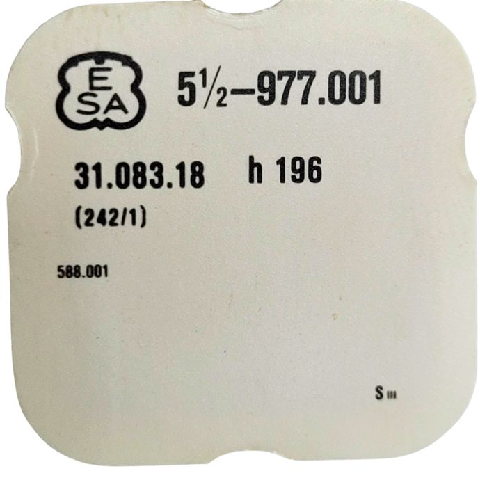 ESA 977.001 - 242 Chaussée avec roue entraîneuse (à l'unité) - Cannon pinion with driving wheel (per unit)