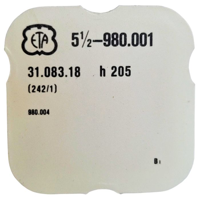 ESA 980.001 - 242 Chaussée avec roue entraîneuse (à l'unité) - Cannon pinion with driving wheel (per unit)