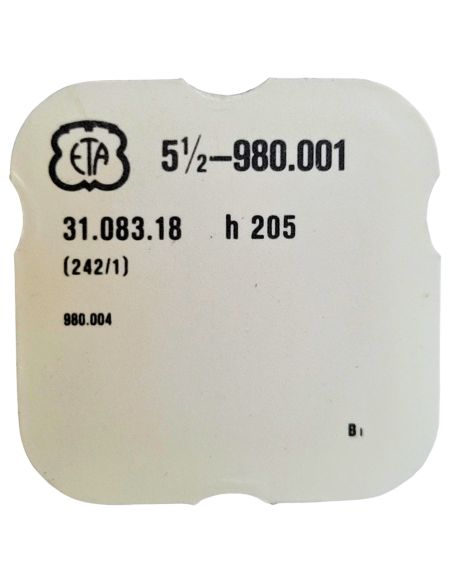 ESA 980.001 - 242 Chaussée avec roue entraîneuse (à l'unité) - Cannon pinion with driving wheel (per unit)