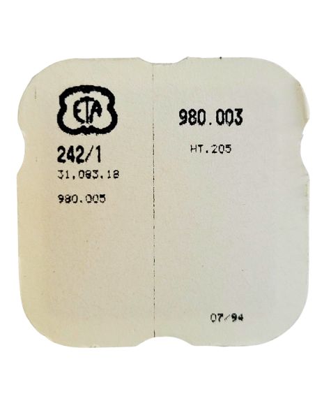 ESA 980.003 - 242 Chaussée avec roue entraîneuse (à l'unité) - Cannon pinion with driving wheel (per unit)