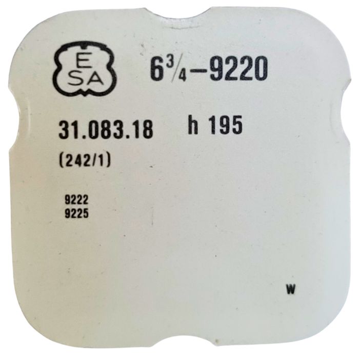 ESA 9220 - 242 Chaussée avec roue entraîneuse (à l'unité) - Cannon pinion with driving wheel (per unit)