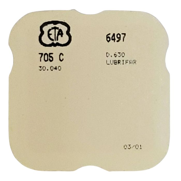 ETA 6497 - 182 barillet avec couvercle (sans arbre) (à l'unité) - Barrel and cover (without arbor) (per unit)