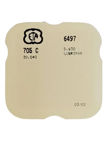 ETA 6497 - 182 barillet avec couvercle (sans arbre) (à l'unité) - Barrel and cover (without arbor) (per unit)