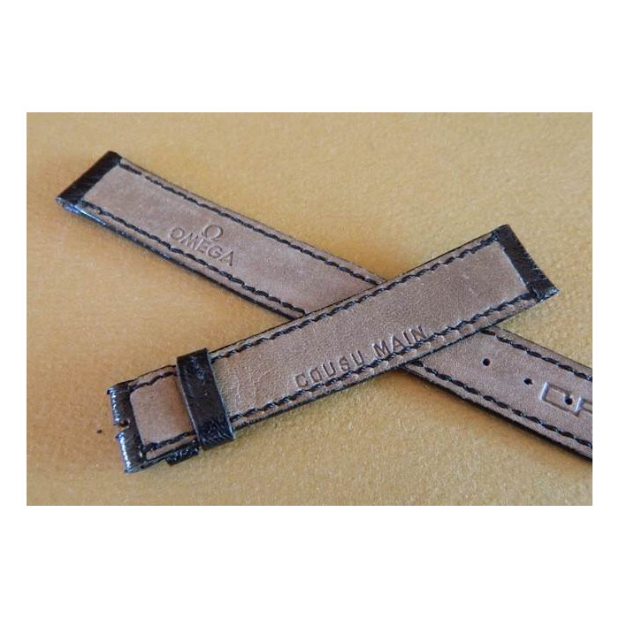 OMEGA Bracelet cuir 15/14