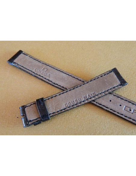 OMEGA Bracelet cuir 15/14