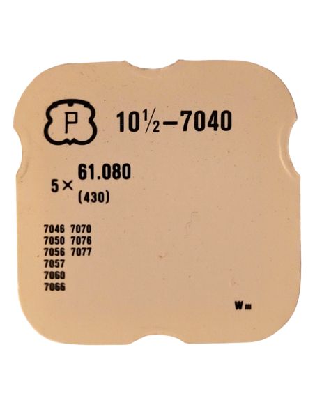 Peseux 7040 - 430 Ressort de cliquet (à l'unité) - Click spring (per unit)