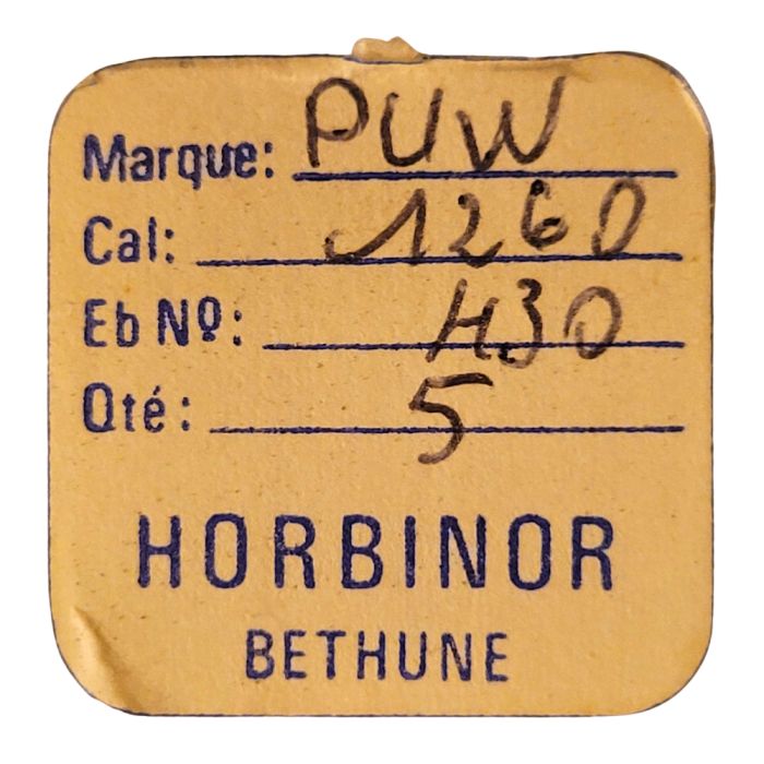 PUW 1260 - 430 Ressort de cliquet (à l'unité) - Click spring (per unit)