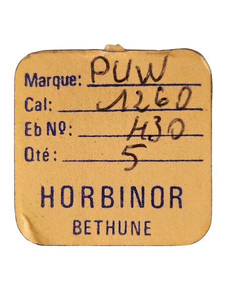 PUW 1260 - 430 Ressort de cliquet (à l'unité) - Click spring (per unit)