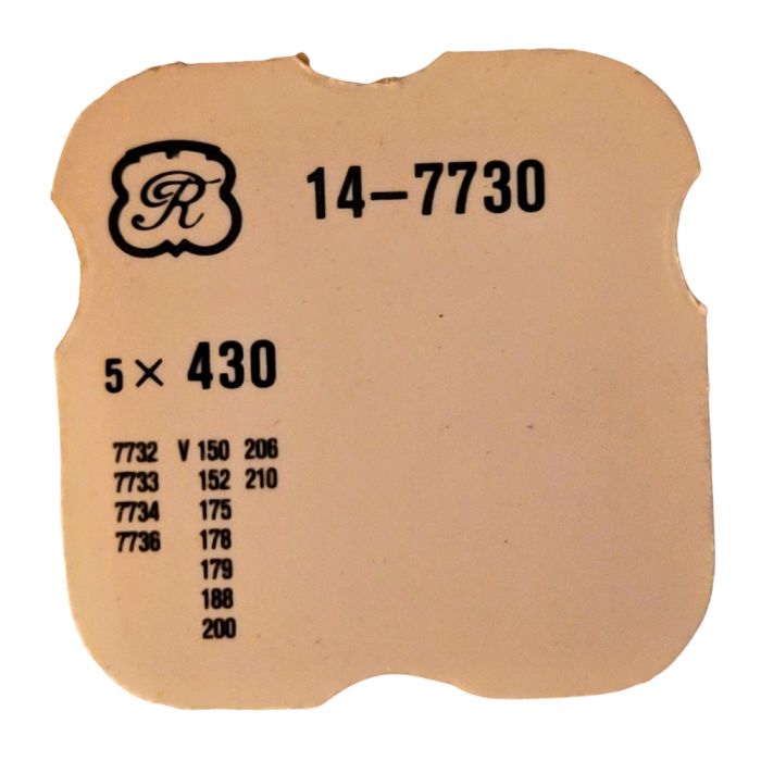 Valjoux 7730 - 430 Ressort de cliquet (à l'unité) - Click spring (per unit)