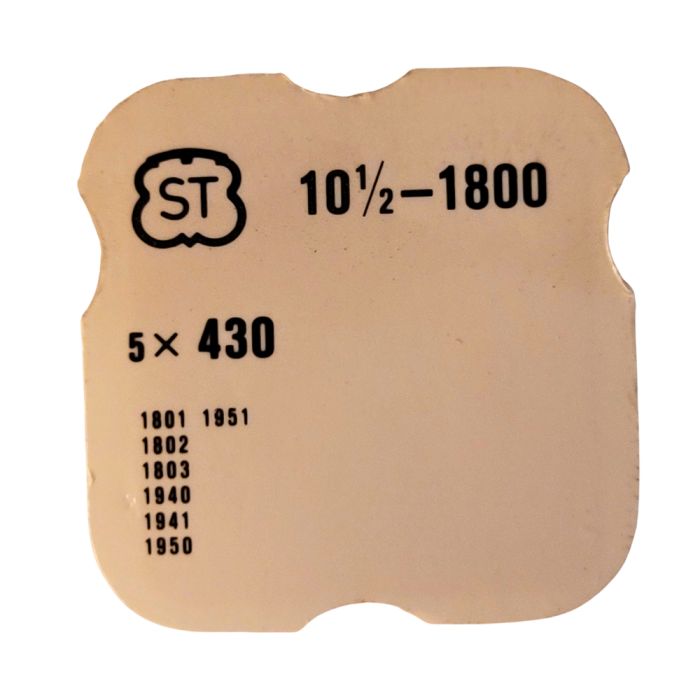 ST 1800 - 430 Ressort de cliquet (à l'unité) - Click spring (per unit)
