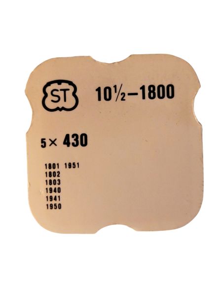 ST 1800 - 430 Ressort de cliquet (à l'unité) - Click spring (per unit)