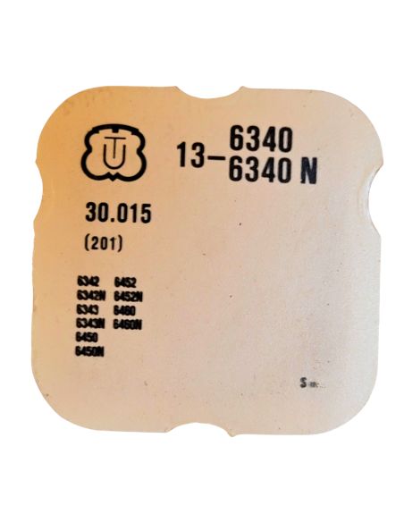 Unitas 6340/6340N - 201 Roue de centre sans chaussée (à l'unité) - Center wheel and pinion without cannon pinion (per unit)