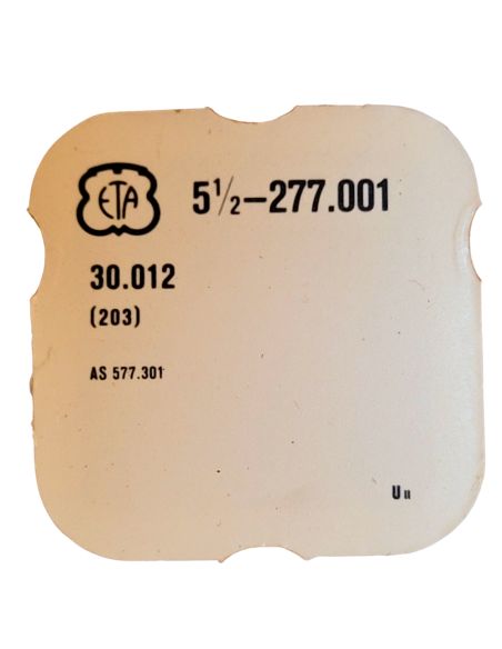 ETA 277.001 - 203 Roue intermédiaire (à l'unité) - Intermediate wheel and pinion (per unit)