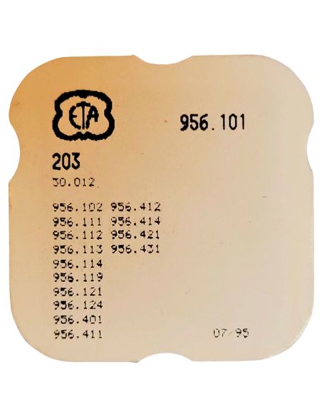 ETA 956.101 - 203 Roue intermédiaire (à l'unité) - Intermediate wheel and pinion (per unit)