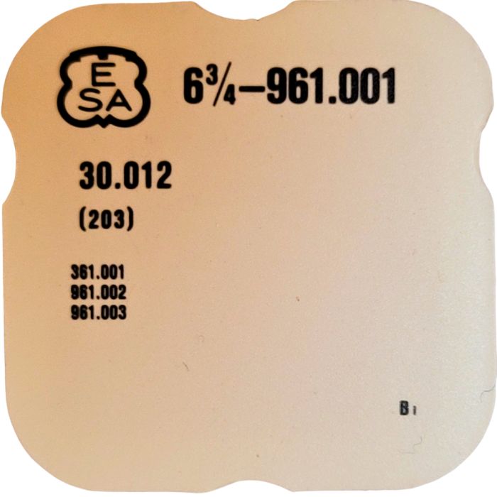 ESA 961.001 - 203 Roue intermédiaire (à l'unité) - Intermediate wheel and pinion (per unit)