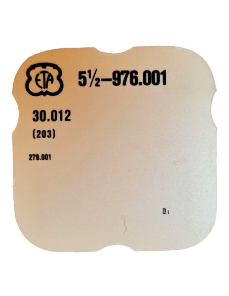 ETA 976.001 - 203 Roue intermédiaire (à l'unité) - Intermediate wheel and pinion (per unit)