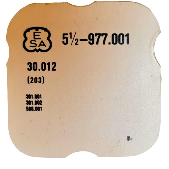 ESA 977.001 - 203 Roue intermédiaire (à l'unité) - Intermediate wheel and pinion (per unit)