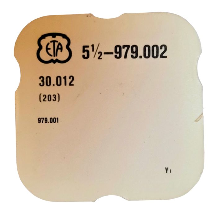 ETA 979.002 - 203 Roue intermédiaire (à l'unité) - Intermediate wheel and pinion (per unit)