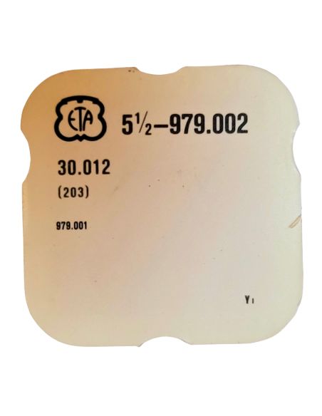 ETA 979.002 - 203 Roue intermédiaire (à l'unité) - Intermediate wheel and pinion (per unit)